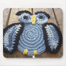 Blue Owl  Mousepad