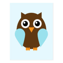 Blue Owl Postcards