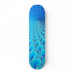 Blue Oyster Spiral Skateboard