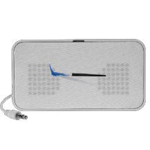 Blue Paint Brush iPhone Speakers