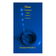 Blue Paint Business Card Templates