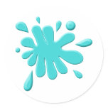 Blue Paint Splodge