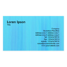 Blue Painted Texture Business Card Template