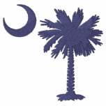 Blue Palmetto Embroidered T-Shirt