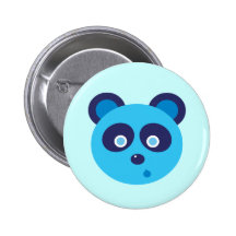 Blue Panda Pins