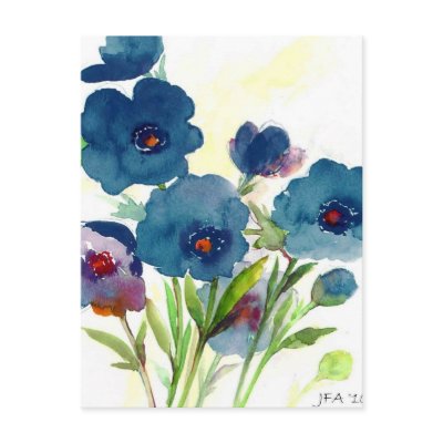 Blue pansies by doodles_daddles