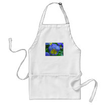 Blue Pansy Aprons