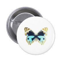 Blue Pansy Butterfly Pins