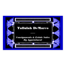 blue papyrus business card templates
