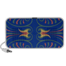Blue Pattern Greek Parthenon Speaker Ancient