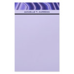 blue pattern stationery