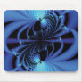 Blue Peace Fractal Mouse Pad