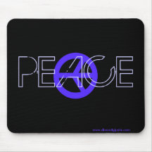 Blue Peace Mousepad