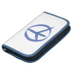 Blue Peace Sign Folio Planners