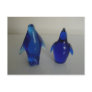 blue penguin paper weight post card