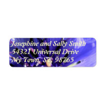 Blue Petals Labels