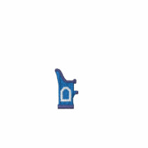 Blue Pew Logo Knit Shirt Polo Shirt