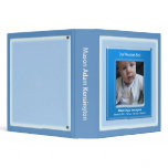 Blue Photo Frame Baby Boy Photo Album Binder