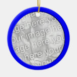 blue photo frame ornaments