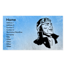 Blue Pilot Business Card Template