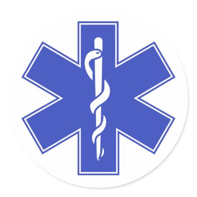 Blue Pink Aqua Baby Hot  Nurse EMS Star of Life by inquester