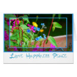 Blue-Pink Flower-Card
