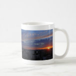 Blue, Pink, Gold Sunset over the Hudson mugs