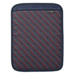 blue pink stripe pattern iPad sleeves