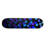 Blue Pixels Skateboard Deck