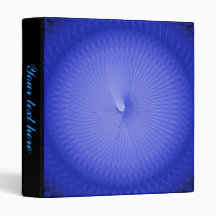 Blue Plafond 3 Ring Binder