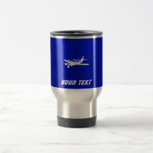 Blue Plane Coffee Mug