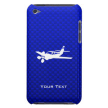 Blue Plane iPod Case-Mate Case