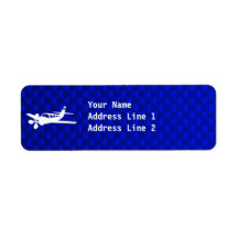 Blue Plane Labels