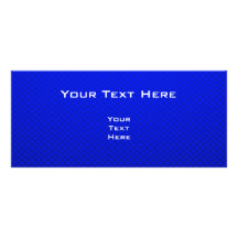 Blue Plane Rack Card Design