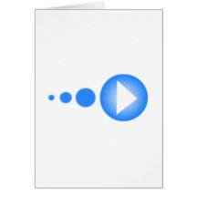 Blue Play Button Cards
