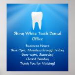 Blue Plunge Dental or Dentist Office Posters