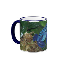 Blue Poison Arrow Frog Portrait Mug