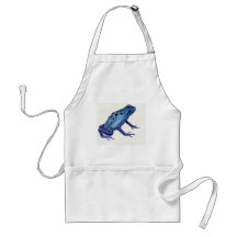 Blue Poison Dart Frog Apron
