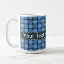 Blue Polka Dot Mugs