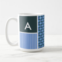 Blue Polka Dots Mug