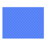 Blue polka dots post cards