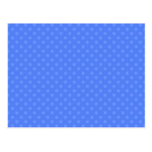 Blue polka dots post cards