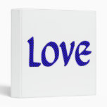 Blue Polkadot Love Binders