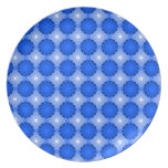 Blue Polkadots plates