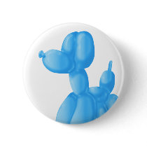 Blue Poodle Pins