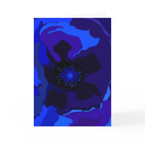 Blue Poppy Card