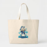 Blue Poppycock Bags
