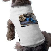 Blue Pots on Stove Dog Tee