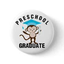 Blue Preschool Graduate Pins
