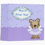 Blue Princess Baby Binder
